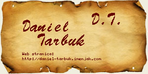 Daniel Tarbuk vizit kartica